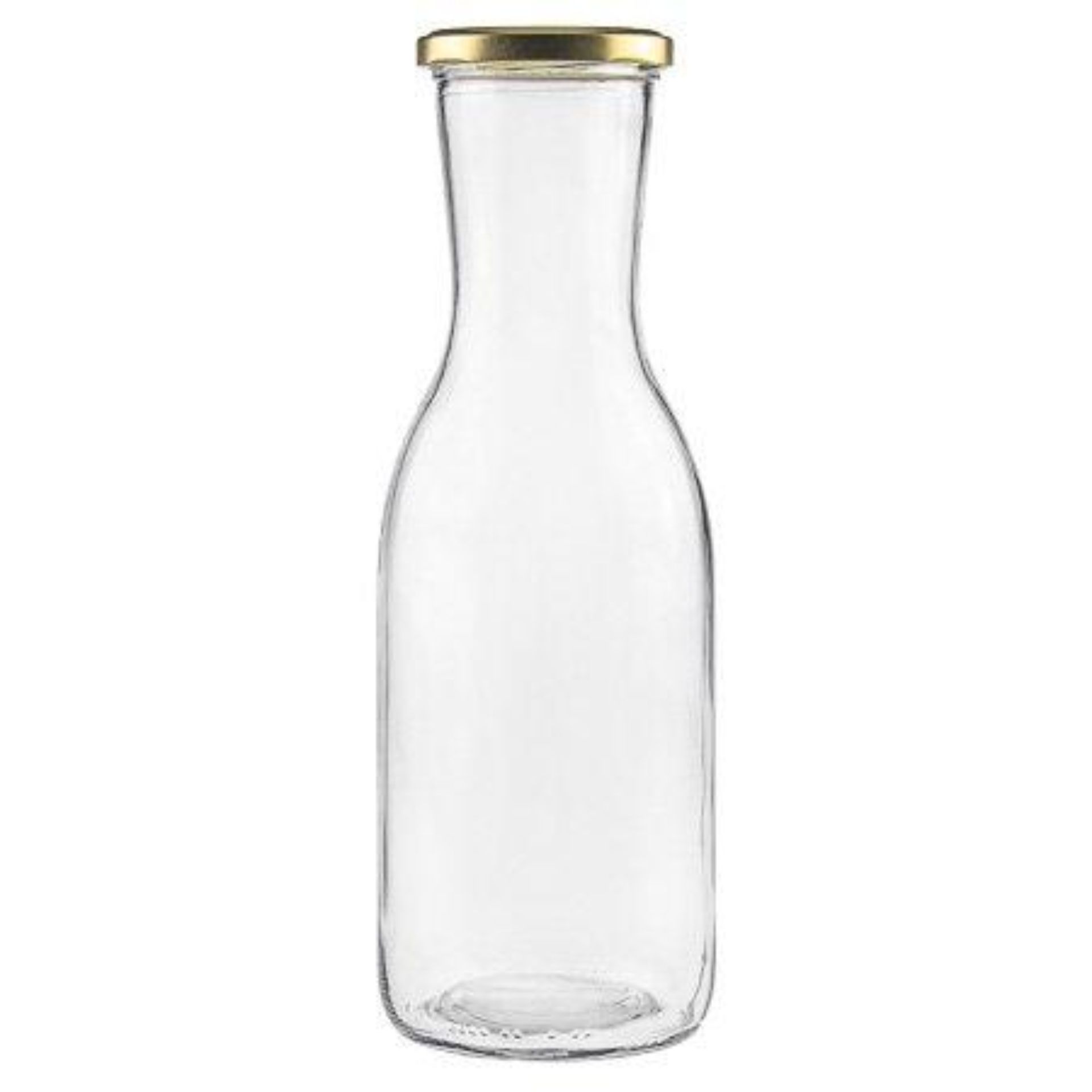 Glasflasche 1000 ml Saftflasche mit Deckel in verschiedenen Farben, ideal für die Aufbewahrung von Getränken und stilvolle Präsentation.