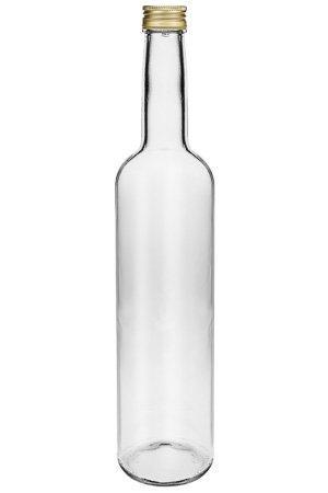 mikken Glasflasche Flasche 500 ml Likörflasche mit Schraubverschluss Klarglas kaufen 