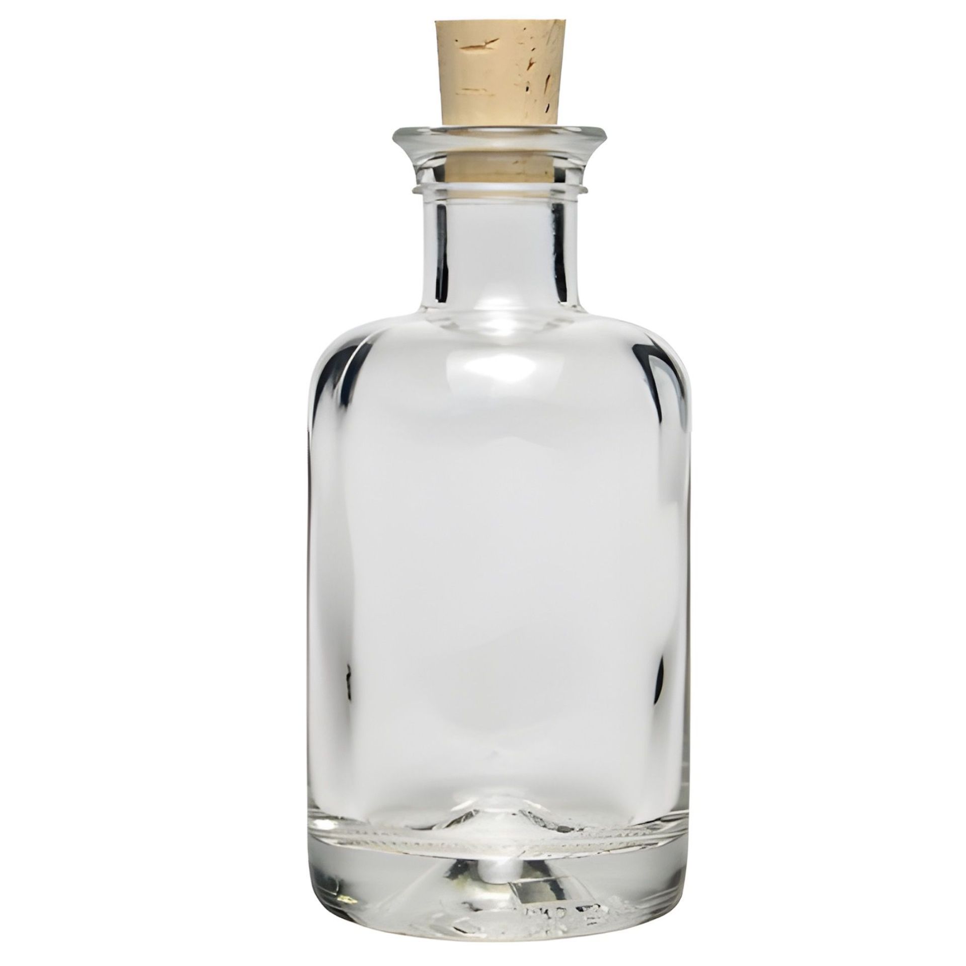 Glasflasche 100 ml Apothekerflasche mit Korken