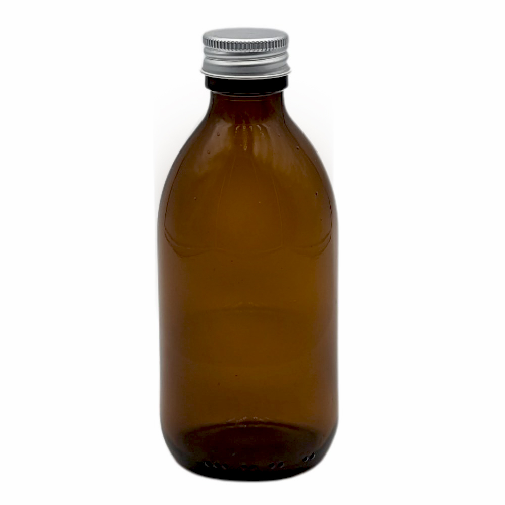 Apothekerflasche  250 ml Glas Schraubdeckel