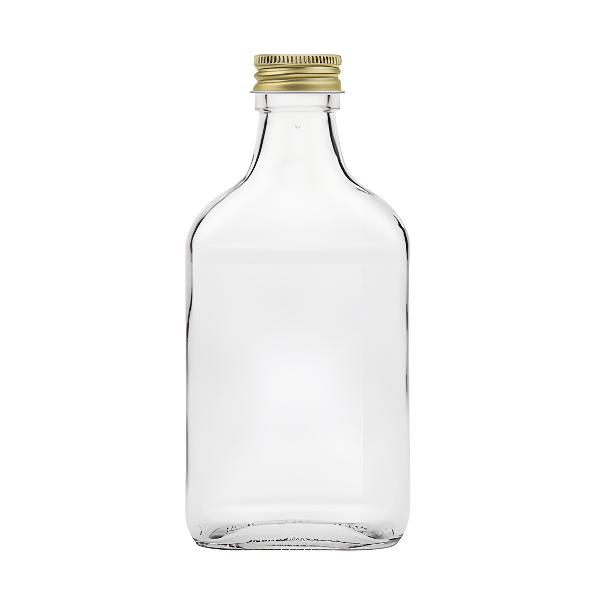 Glasflasche  200 ml Taschenflasche