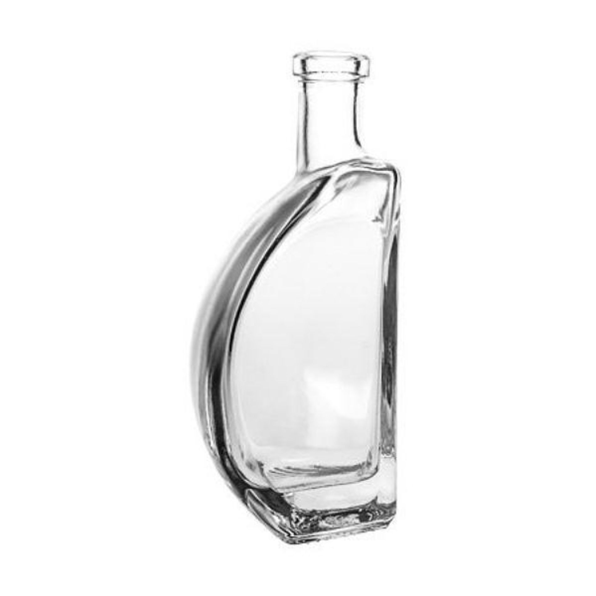 200 ml Glasflasche in Tri-Kugel-Form mit Korkverschluss - Perfekt für Liquids und Dressings, dekoratives Design für Küche oder Geschenke.