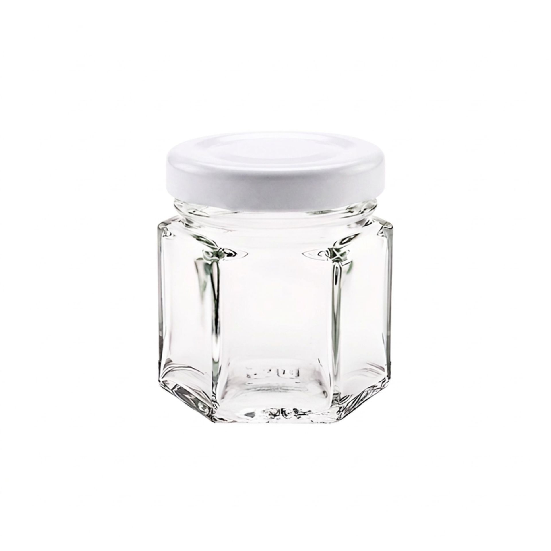 Einmachglas   47 ml Sechseckglas