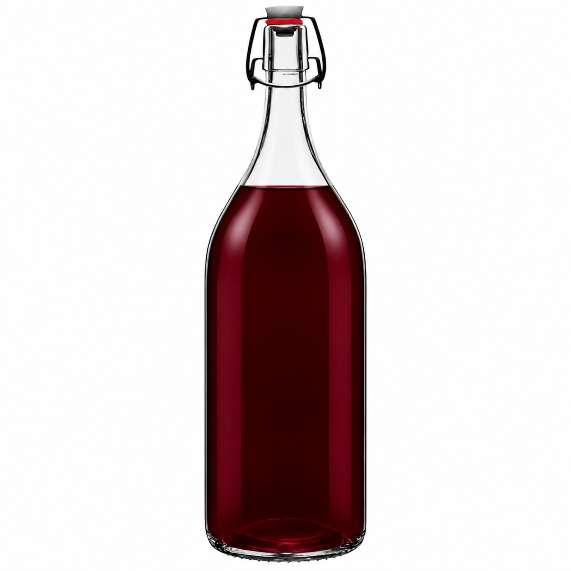 Glasflasche 2000 ml XL mit Bügelverschluss