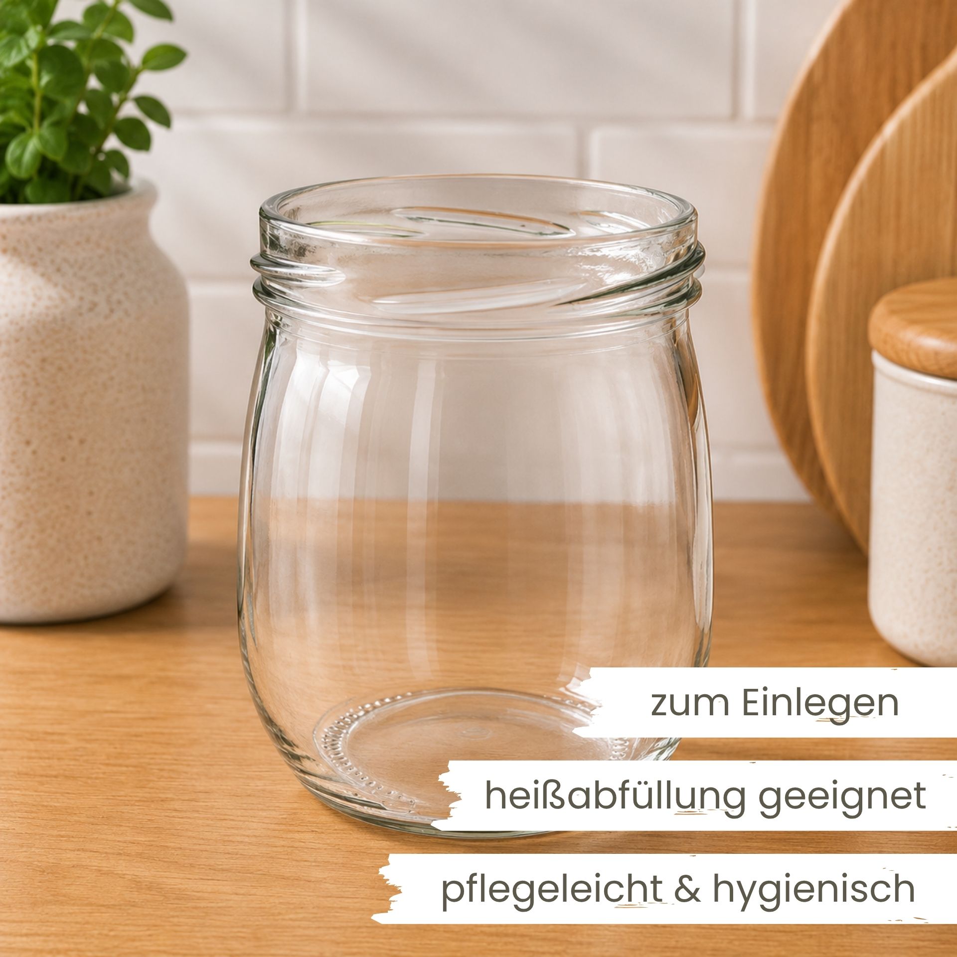 Einmachglas  415 ml Tulpenglas