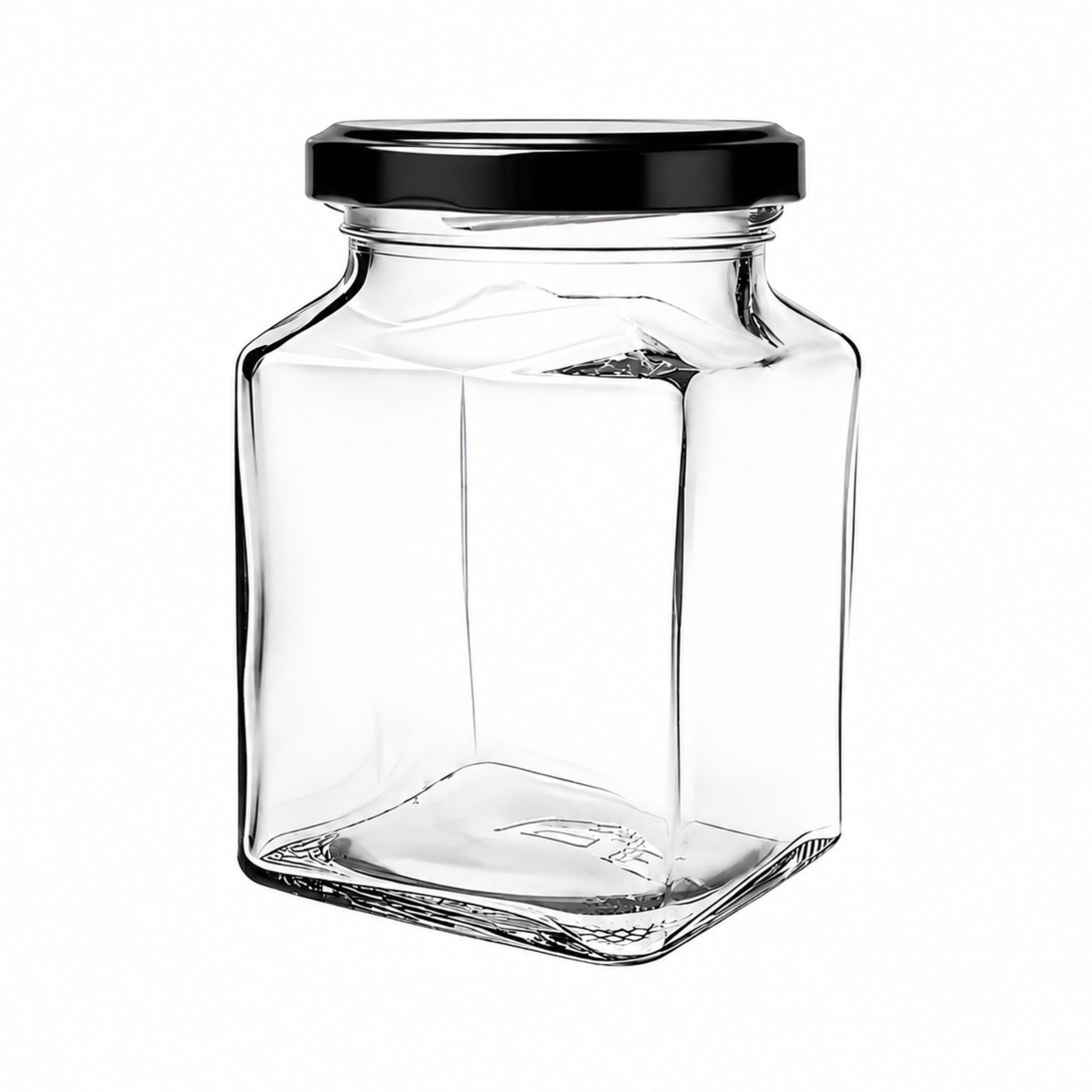 Einmachglas  314 ml Quadratglas