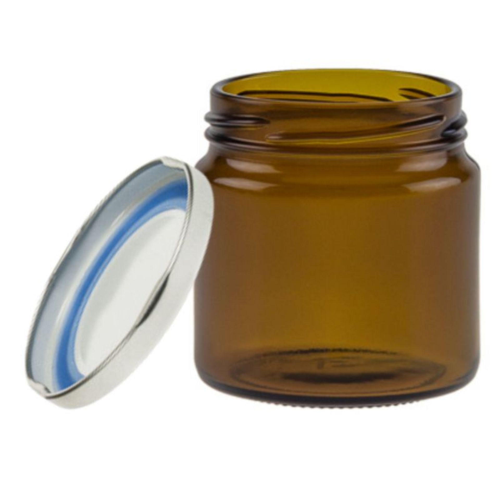 Einmachglas 215 ml braun Rundglas Einmachglas 215 ml braun Rundglas