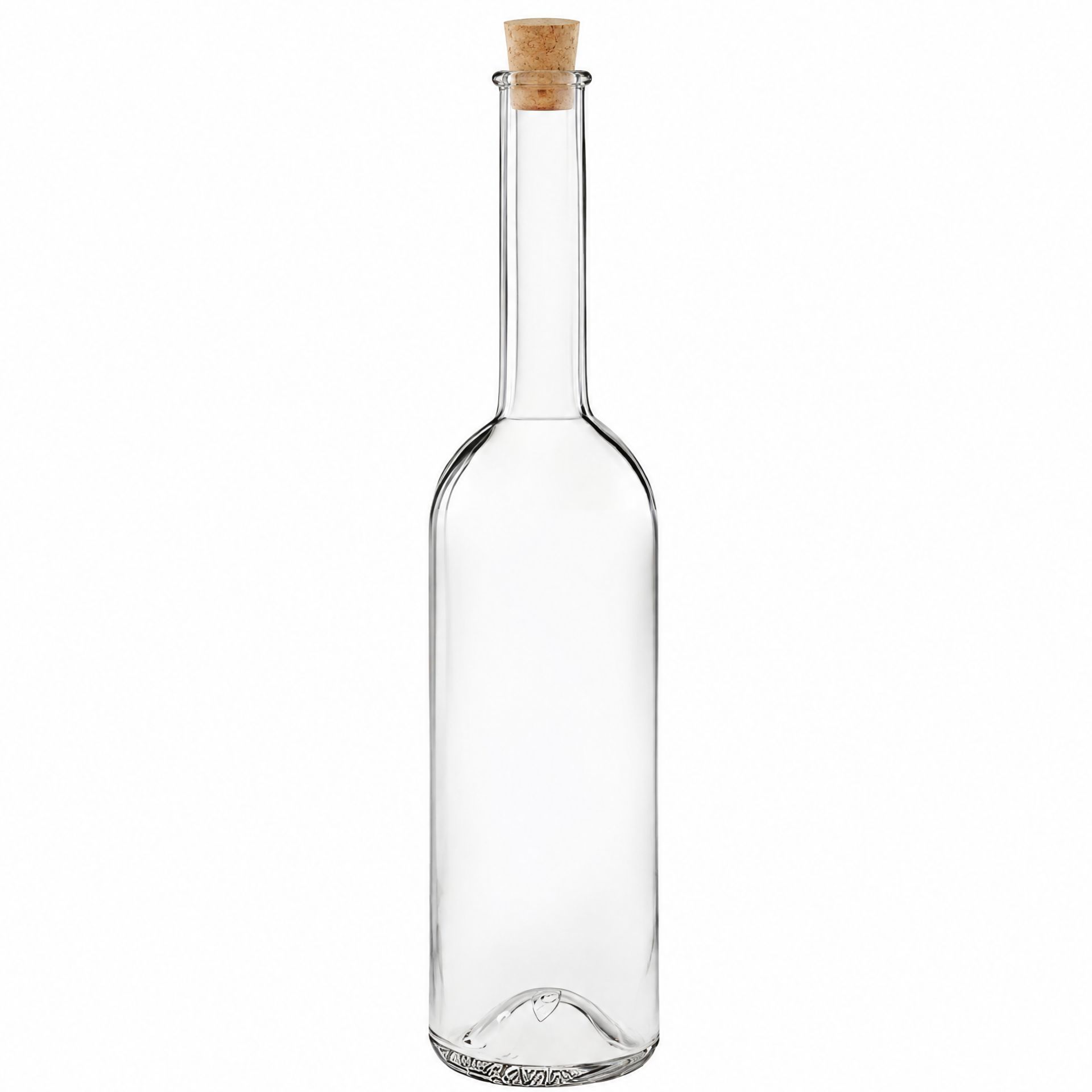 Glasflasche  700 ml Langhals mit Korken
