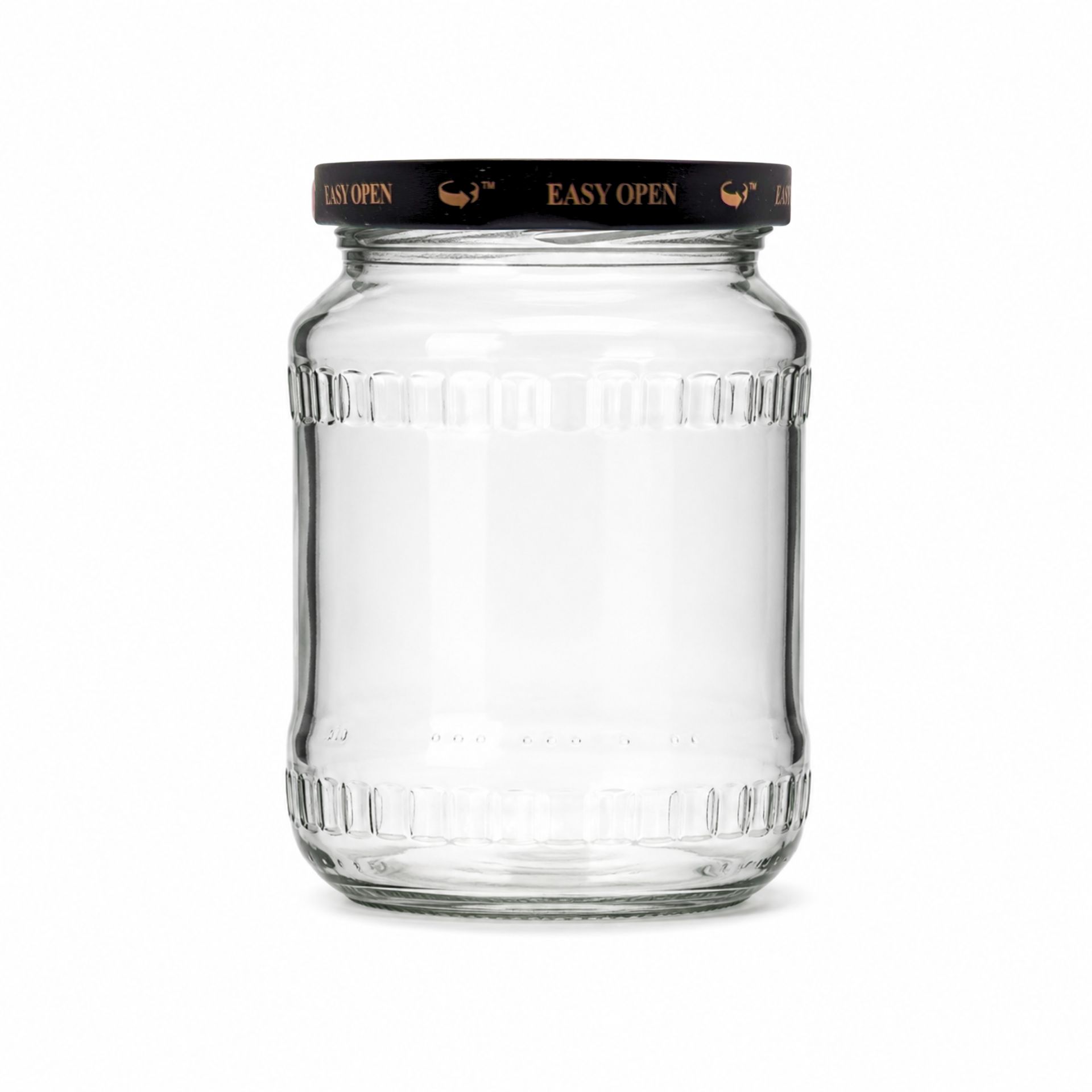 Einmachglas  720 ml Vorratsglas mit Relief