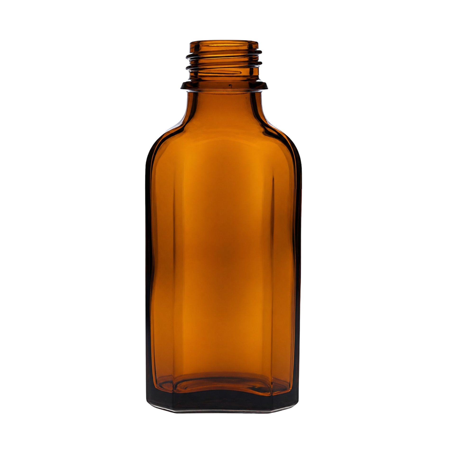 Apothekerflasche   50 ml Meplatflasche braun