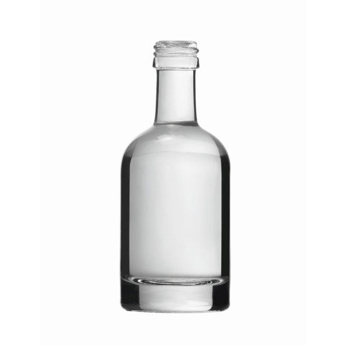 Leere Glasflasche 50 ml mit dickem Boden für Öl Likör Gin