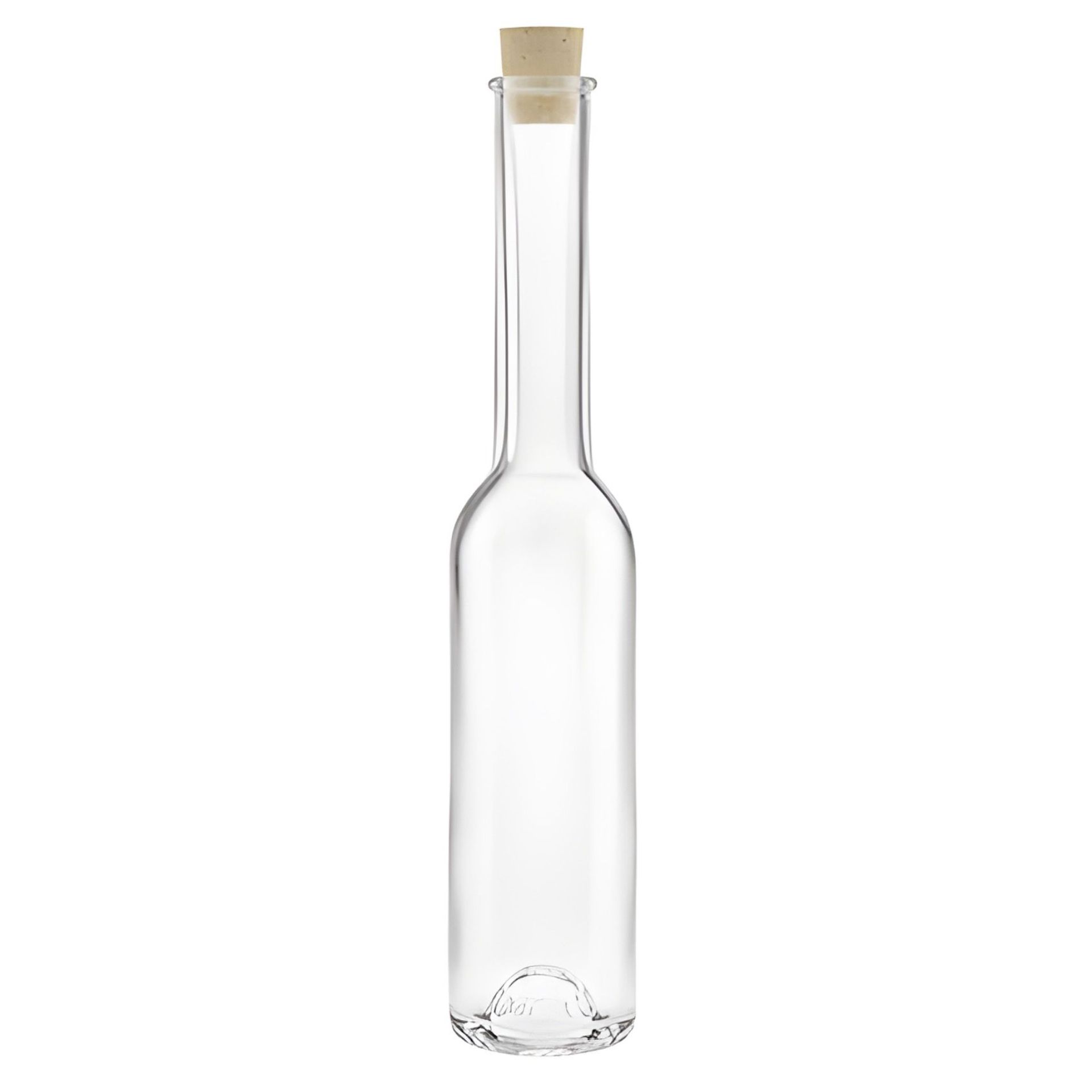 Glasflasche  200 ml Langhals mit Korken