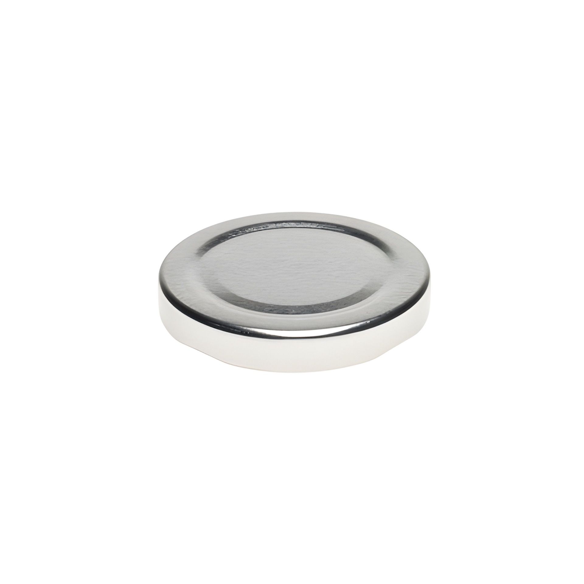 Twist-Off Deckel  TO 58 / 6 cm silber pasteurisierbar