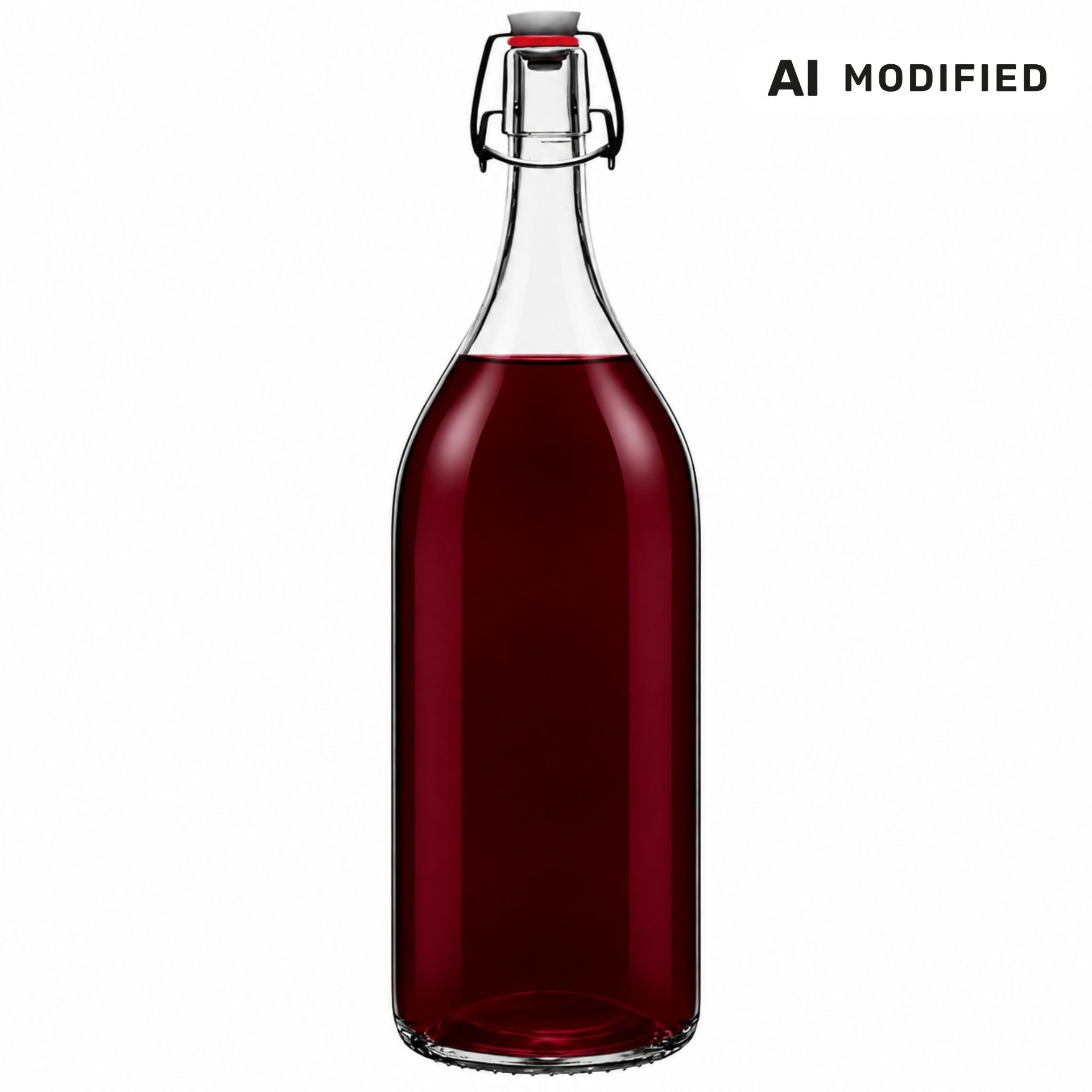 Glasflasche 2000 ml XL mit Bügelverschluss