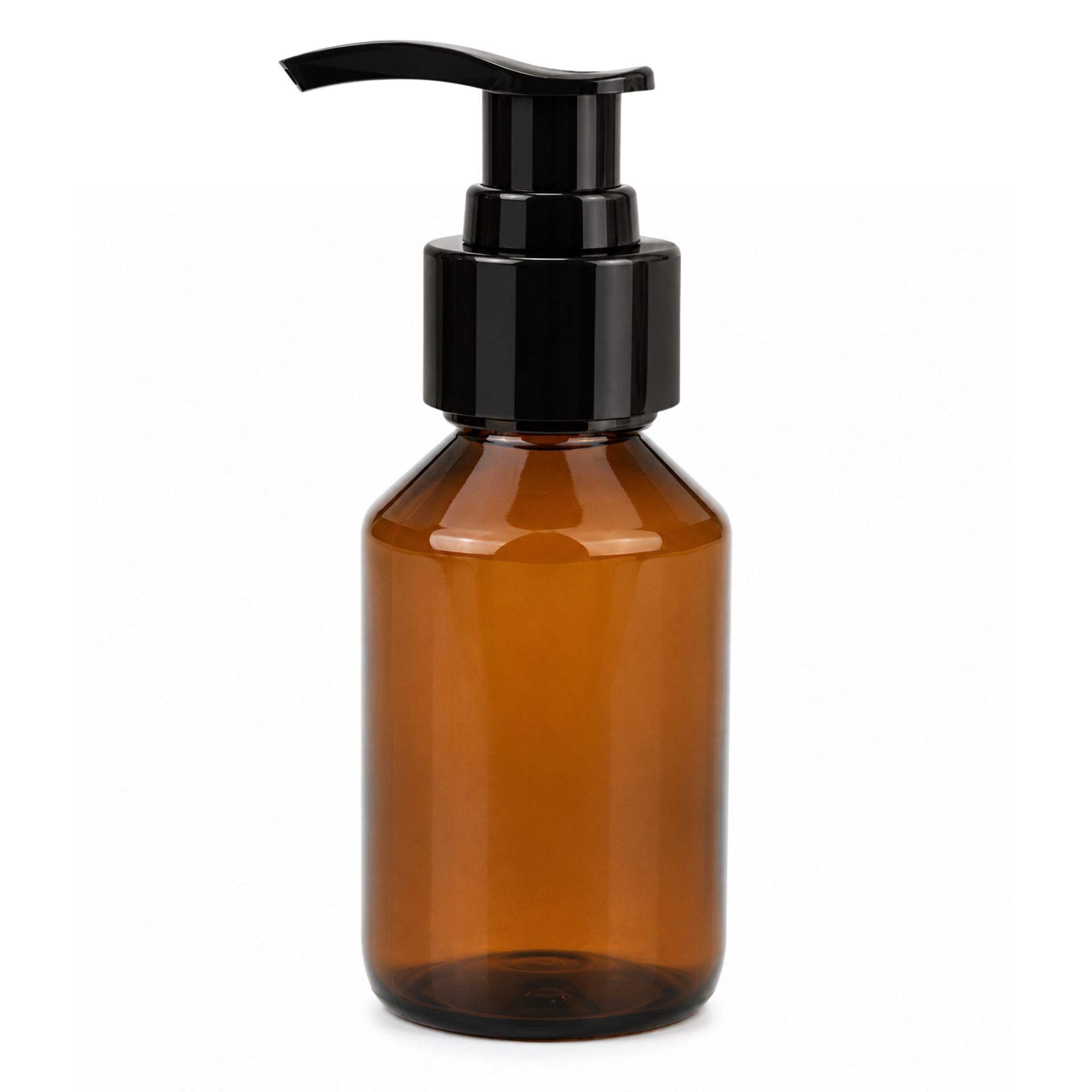Seifenspender    100 ml braun Lotionspender PET Kunststoff