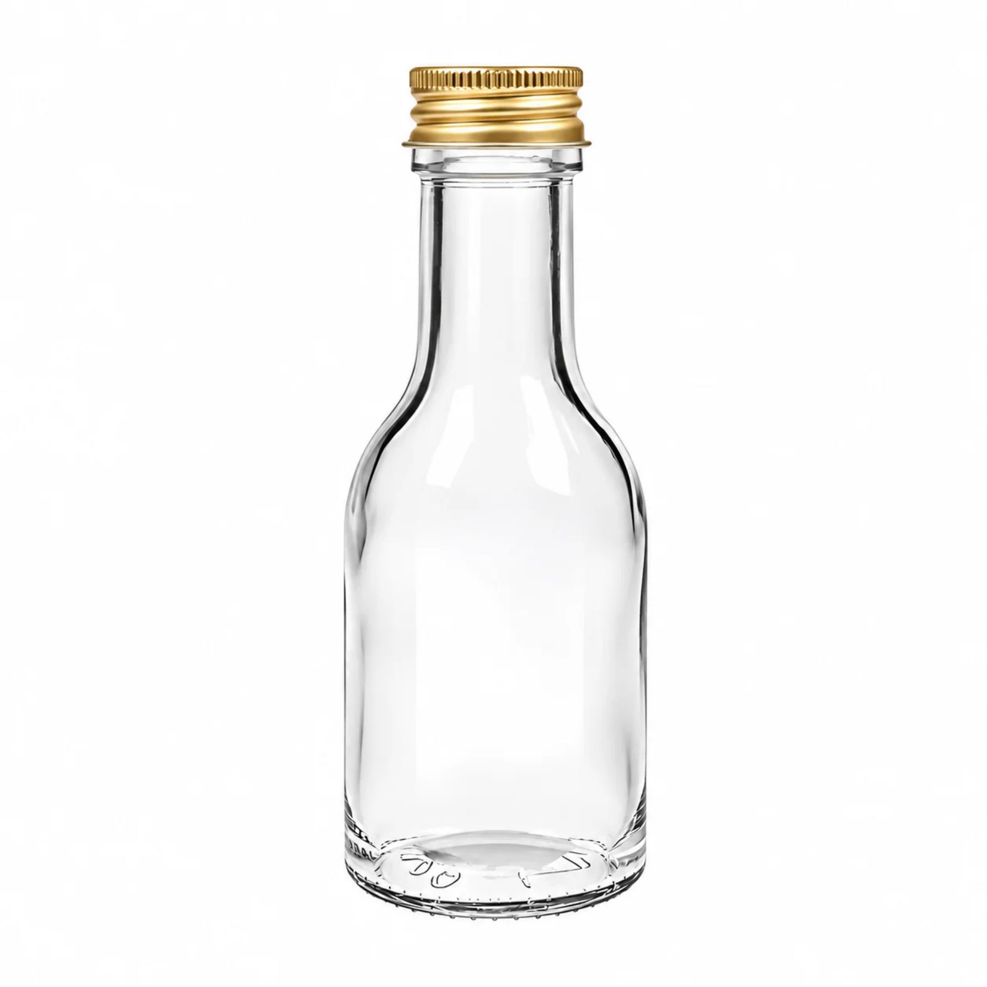 Glasflasche  100 ml Geschenkflasche mit Schraubverschluss