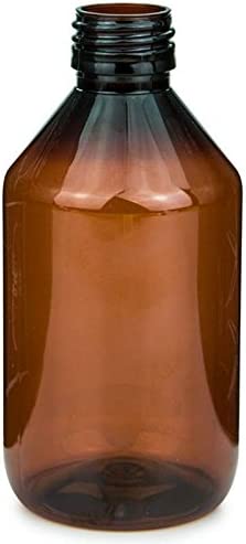 mikken Braune Chemikalienflasche 250 ml aus Kunststoff