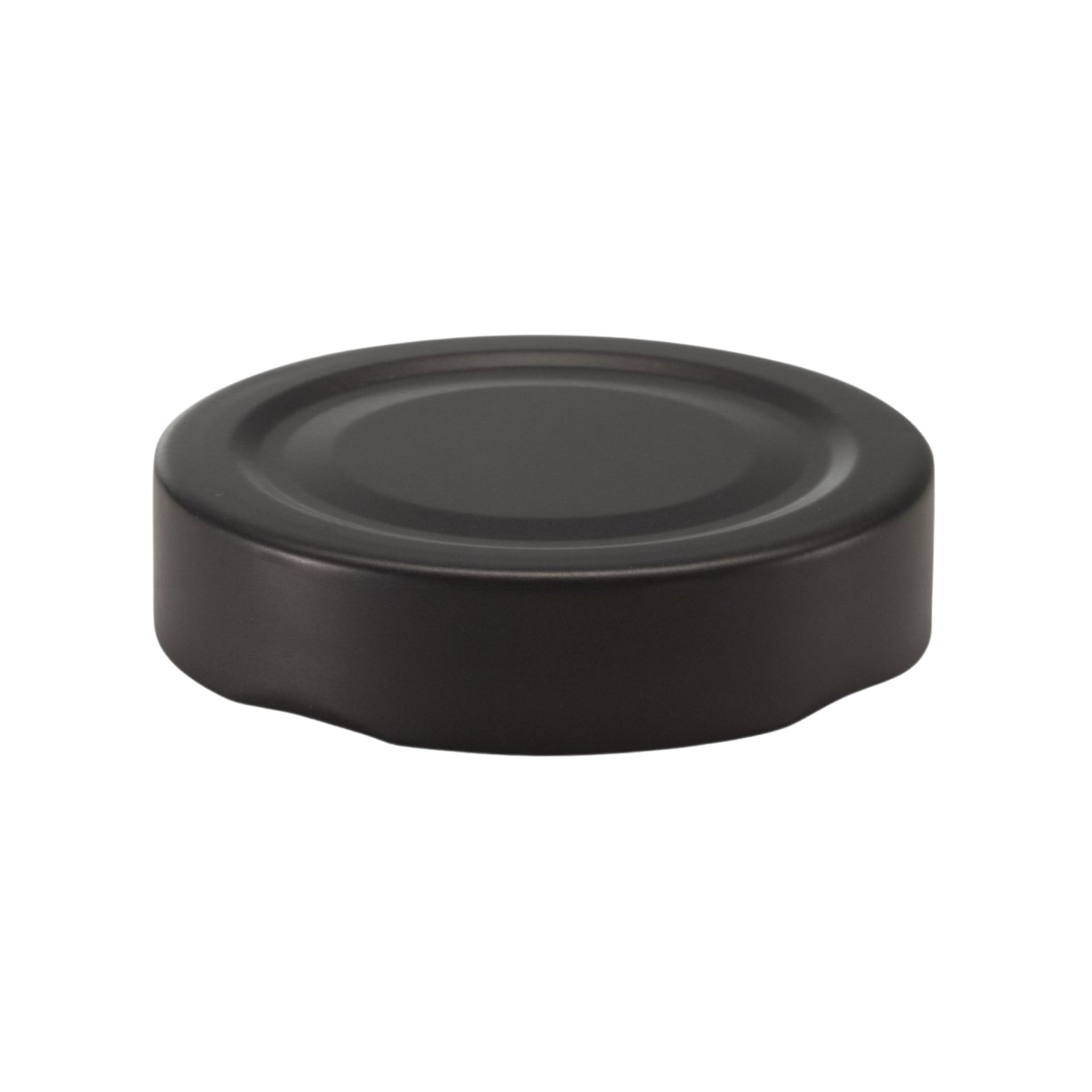 Twist-Off-Deckel TO 58 Deep Schwarz - Hochwertiger schwarzer Schraubverschluss für Flaschen und Gläser, ideal für eine sichere und luftdichte Versiegelung, aus robustem Material für langanhaltenden Gebrauch.
