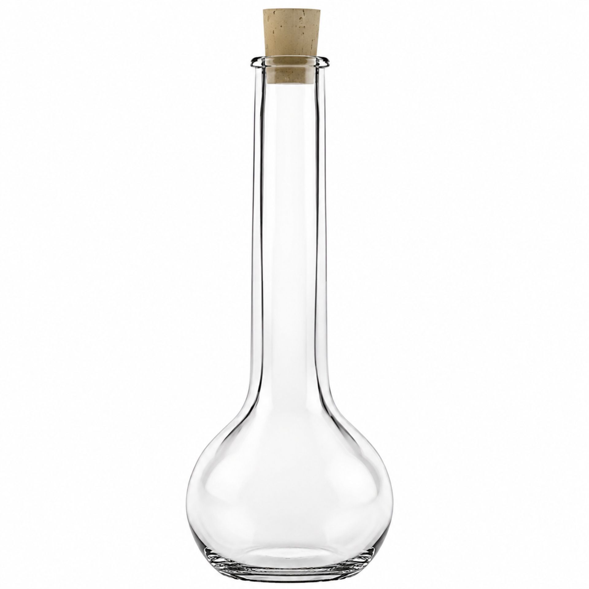 Glasflasche  200 ml Kugel mit Korken