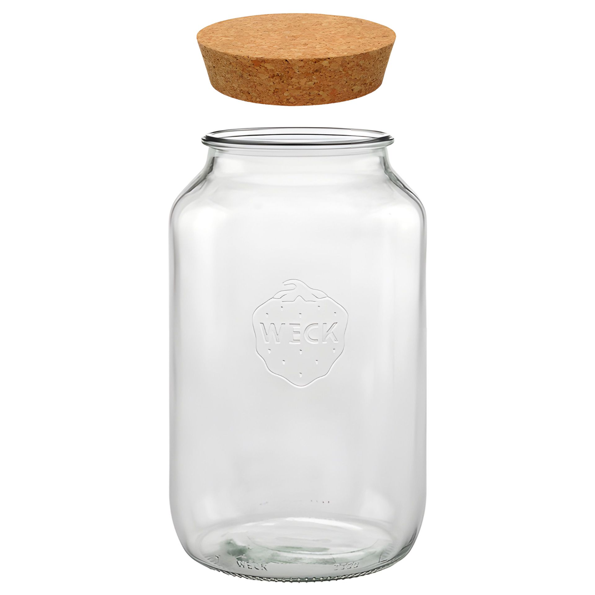 WECK Zylinderglas 3000 ml Vorratsglas mit Korken