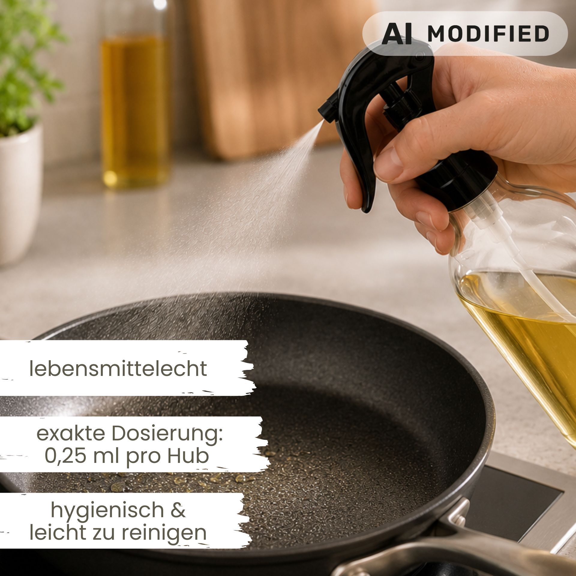 Sprühflasche  250 ml Glas mit Trigger