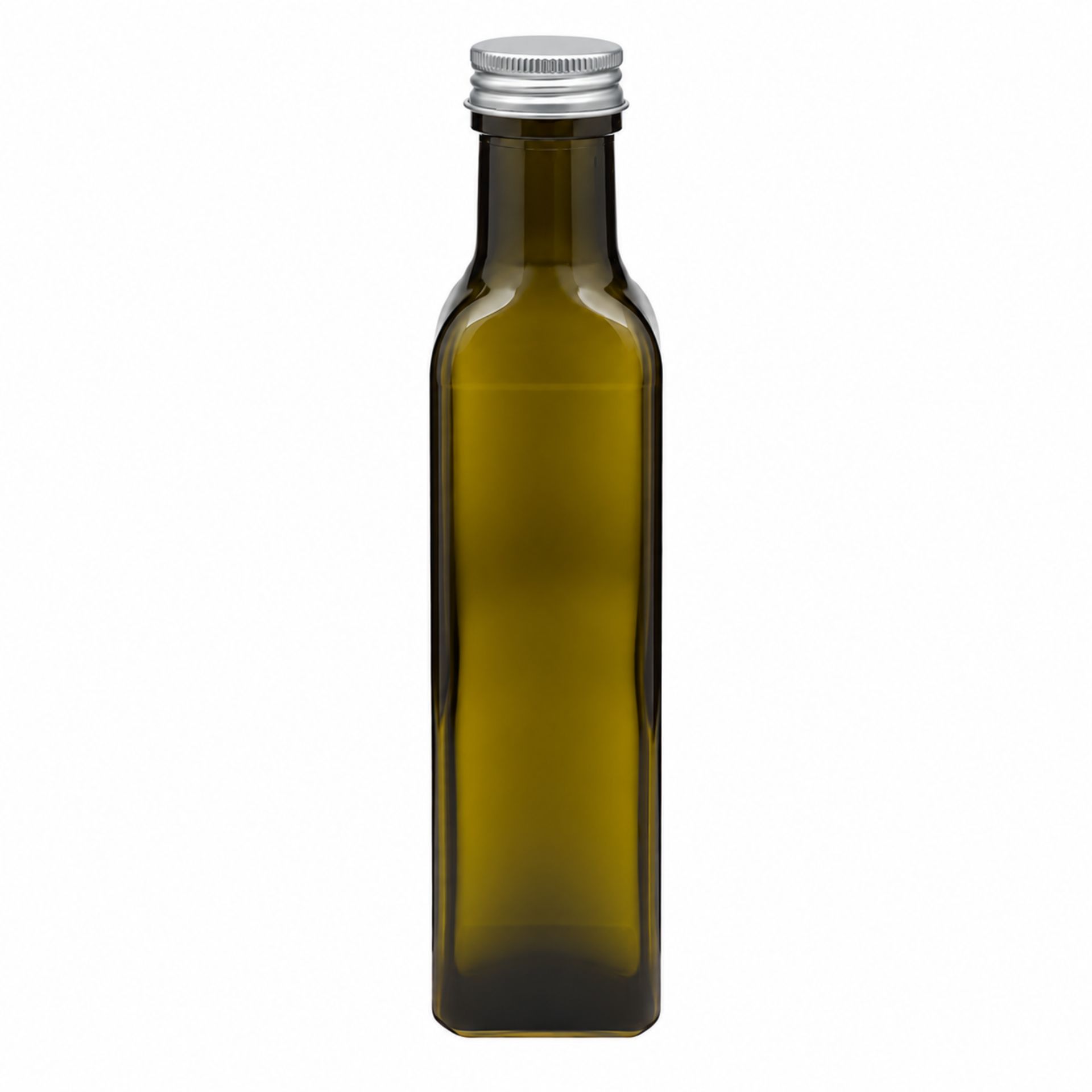 Glasflasche  250 ml eckig Marasca Antik
