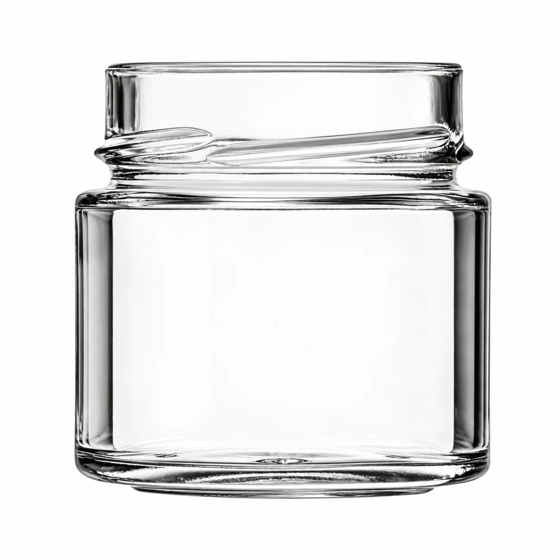 Ein transparentes Einmachglas mit 120 ml Fassungsvermögen, befüllt mit einer hellgelben Flüssigkeit, verschlossen mit einem silbernen Blueseal-Schraubdeckel; das Glas steht vor weißem Hintergrund.