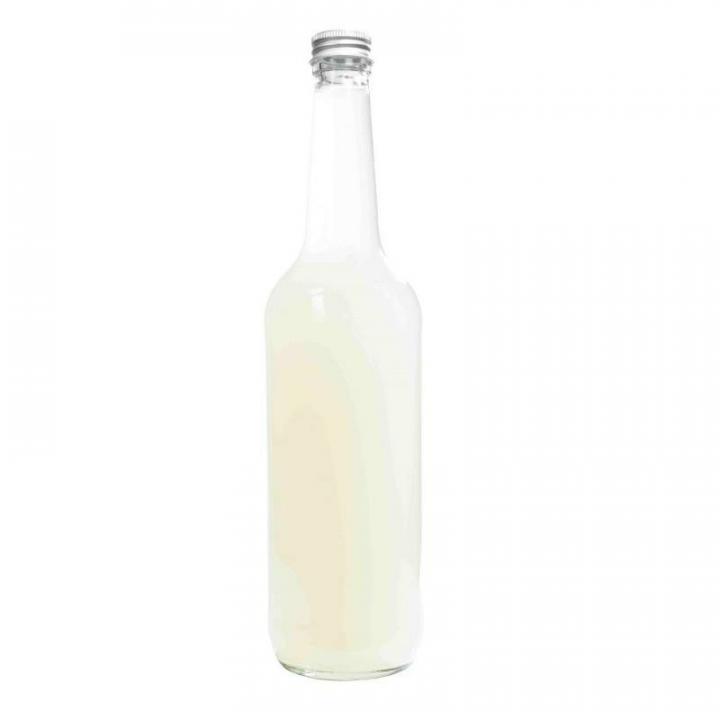 Glasklare 700 ml Geradhalsflasche mit Schraubverschluss - Ideal für Getränke und Essenzen, perfekte Aufbewahrungslösung, langlebig und vielseitig einsetzbar.