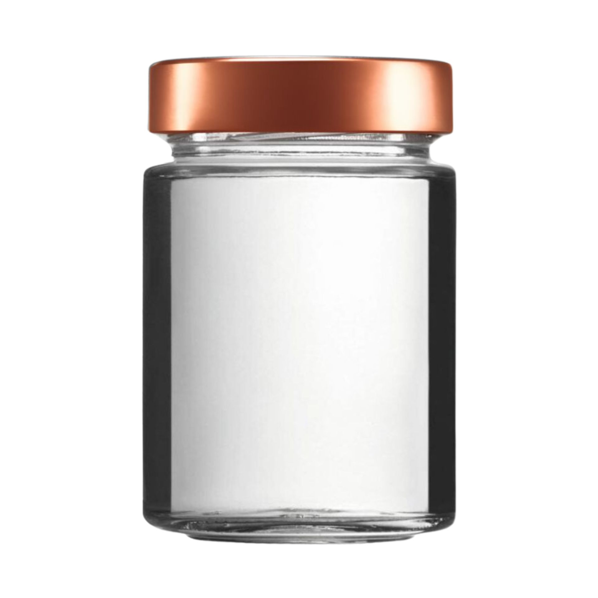 mikken ART Glasdose  192 ml mit Deckel Kupfer