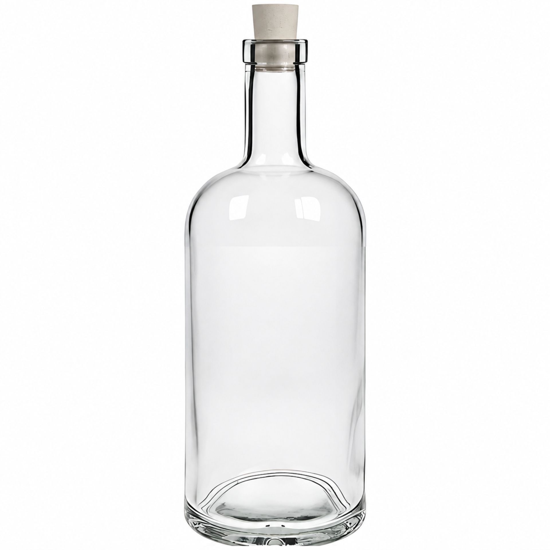 Glasflasche Weinflasche 1000 ml Saftflasche klassisch