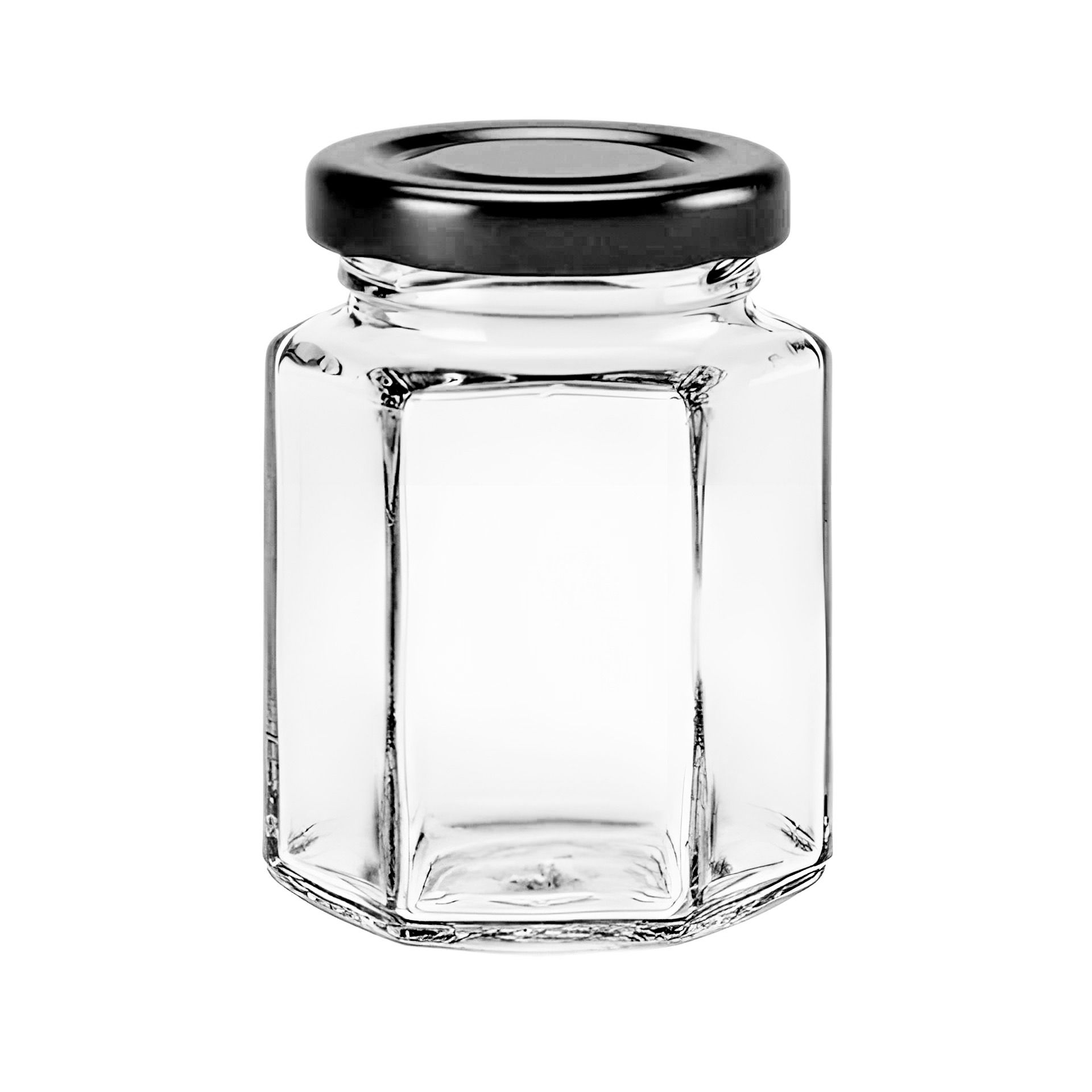 Einmachglas  110 ml Sechseckglas Einmachglas  110 ml Sechseckglas
