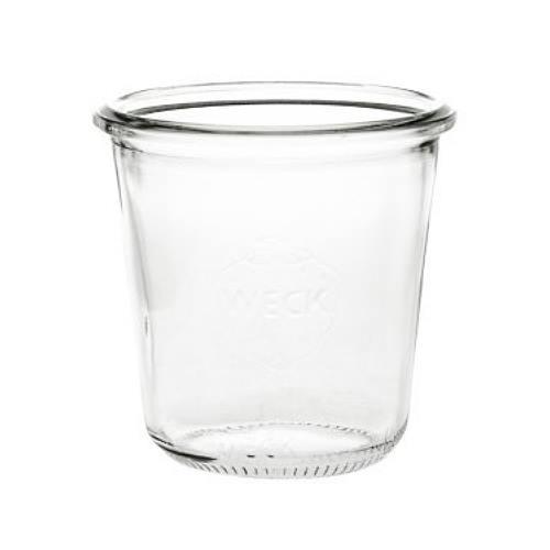WECK Sturzglas  290 ml hoch Einmachglas mit Deckel, Gummiring und Klammern