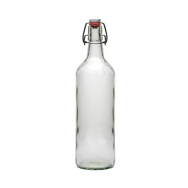 Glasflasche 1000 ml mit Bügelverschluss