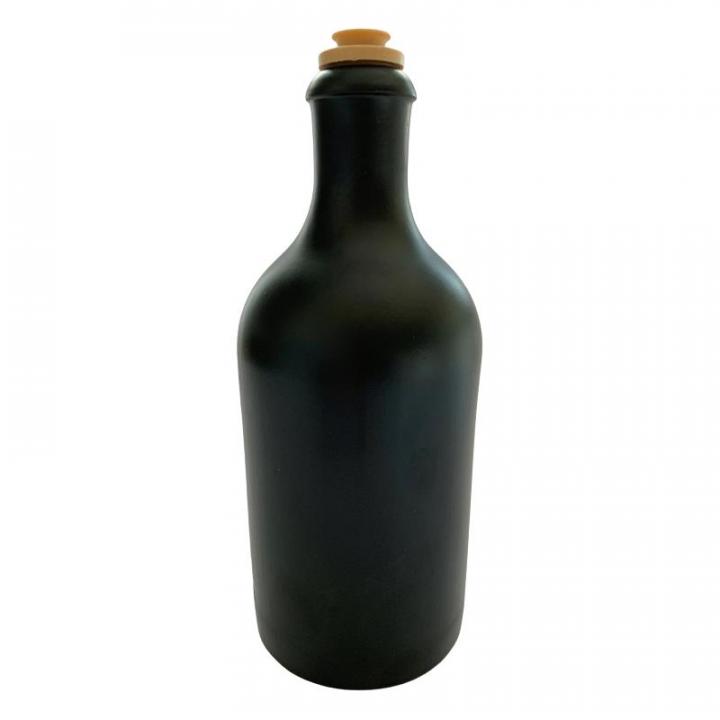 500 ml Steingut Ölflasche mit Ausgießer und Kappe – stilvolle Aufbewahrung für Speiseöle Olivenölflasche aus Steingut, 500 ml, mit praktischem Ausgießer und Kappe, Produktcode 83504, stilvolles Design, ideal für Küche und Tisch.