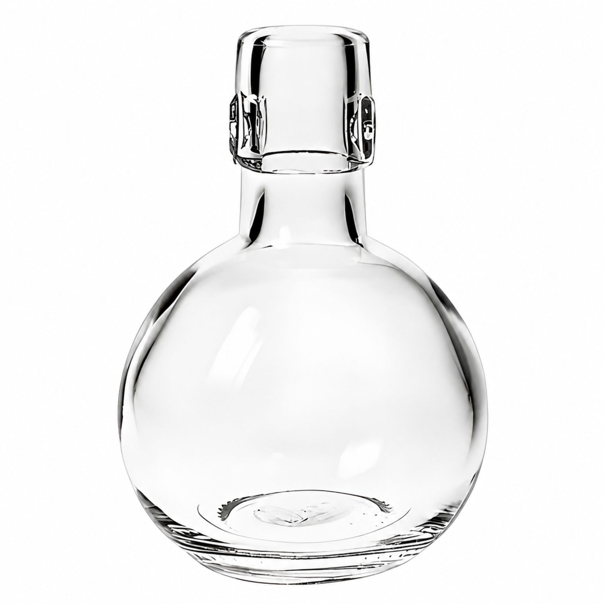 Glasflasche  200 ml Kugel mit Bügelverschluss