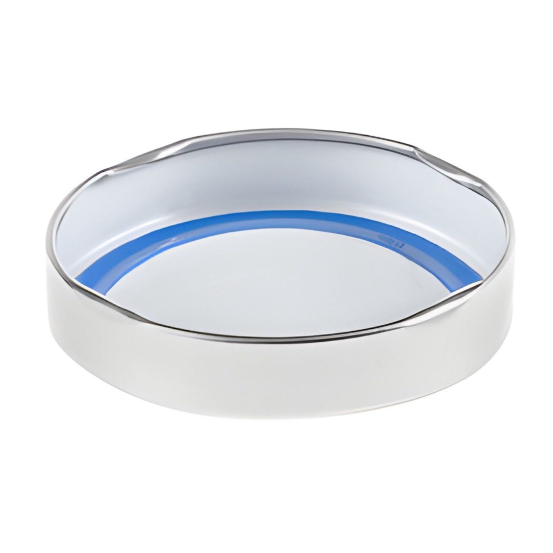 Gewürzglas aus klarem Glas mit 120 ml Fassungsvermögen, befüllt mit gemahlenem Gewürz; es ist mit einem schwarzen Schraubdeckel vom Typ Blueseal fest verschlossen und steht aufrecht auf weißem Hintergrund.