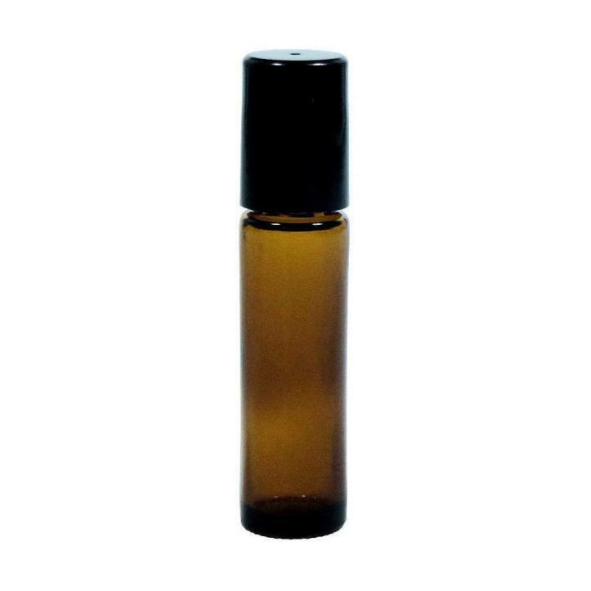 Brauner Glas-Deoroller 10 ml, BPA-frei, Roll-on Flasche für personalisierte Kosmetik- und Pflegeprodukte.
