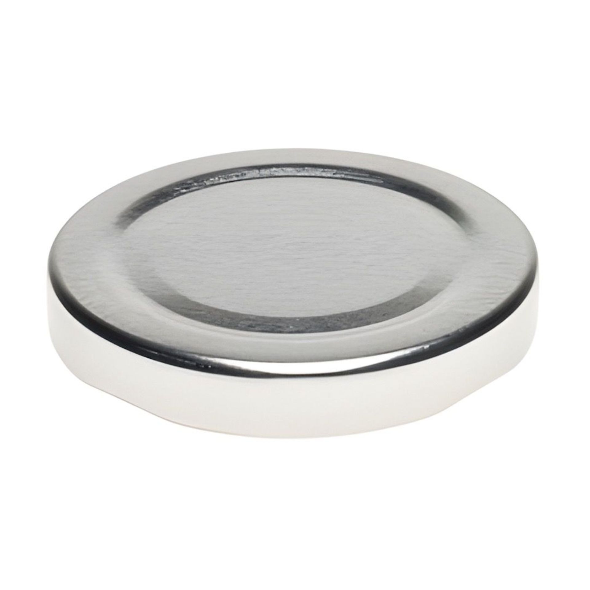 Twist-Off Deckel  TO 58 / 6 cm silber pasteurisierbar