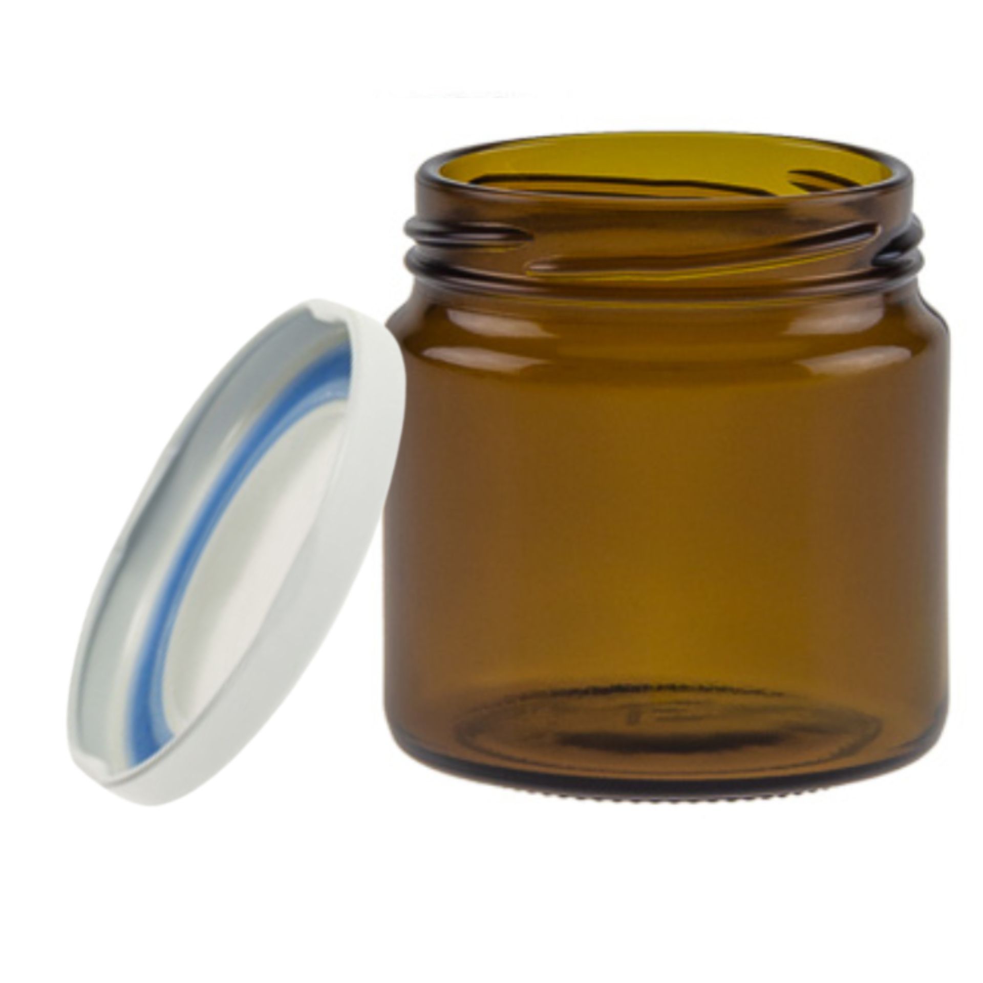 Einmachglas 215 ml braun Rundglas Einmachglas 215 ml braun Rundglas