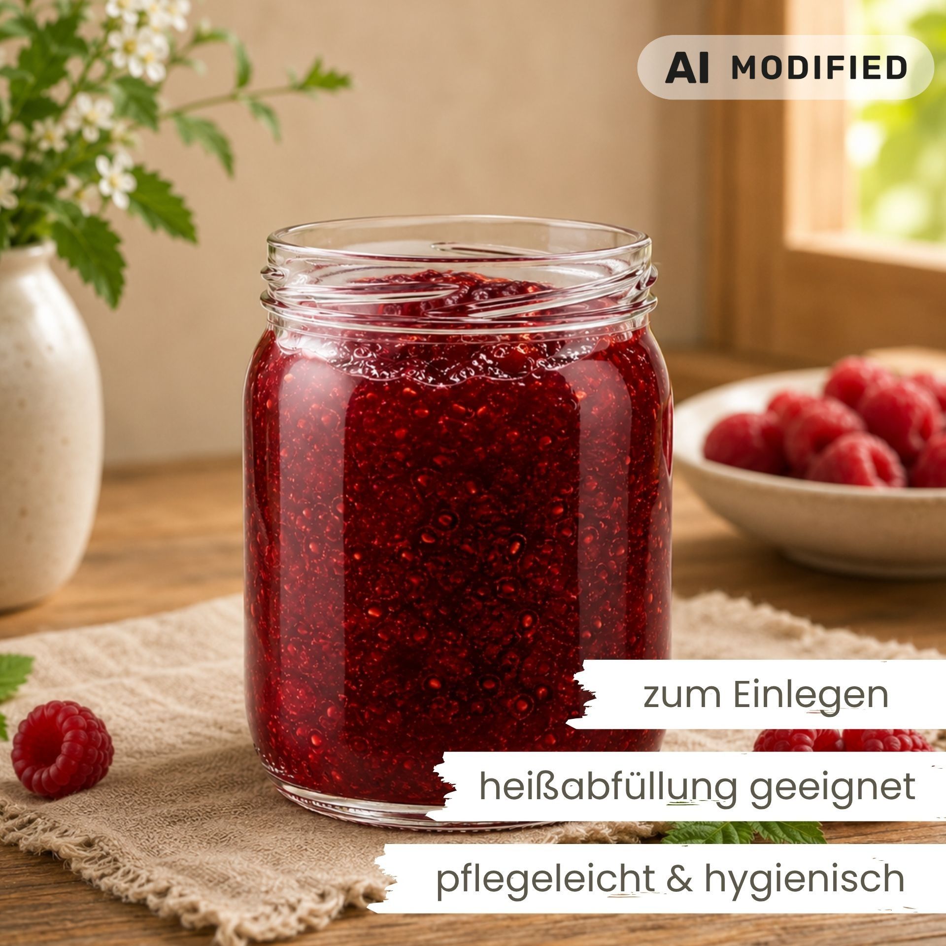 Einmachglas  540 ml Rundglas