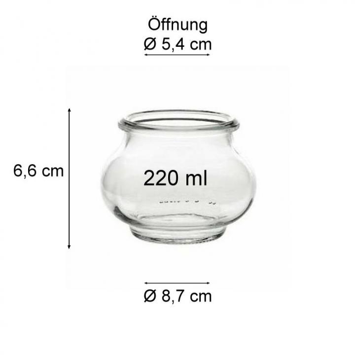 WECK Schmuckglas  220 ml Kugelglas mit Deckel