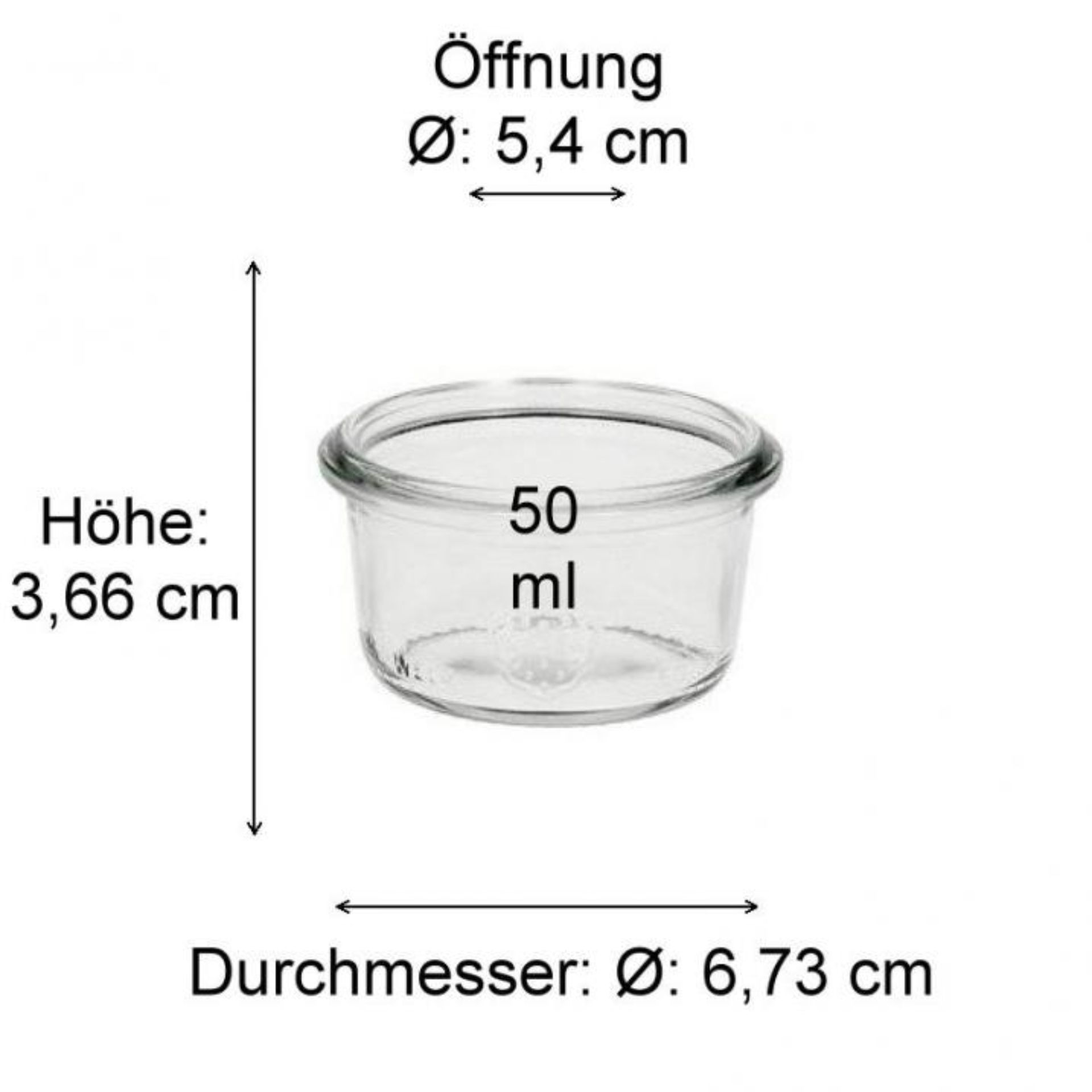 Bild von Weck Mini Gläser, 50 ml - Kleine Einmachgläser für Marmelade, Gelees und Desserts. Perfekt für individuelle Portionen und kreative Präsentationen.