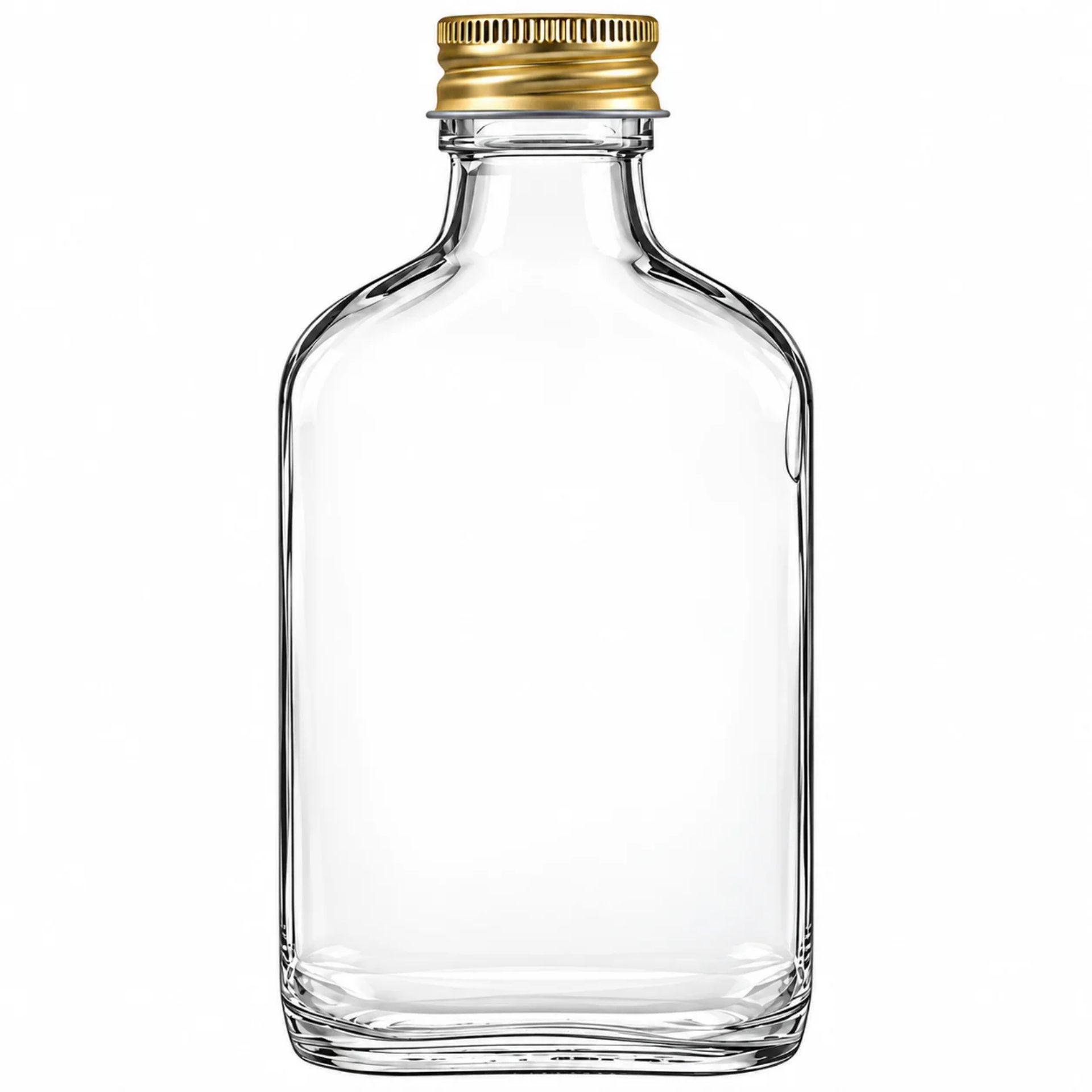 Glasflasche  100 ml Taschenflasche