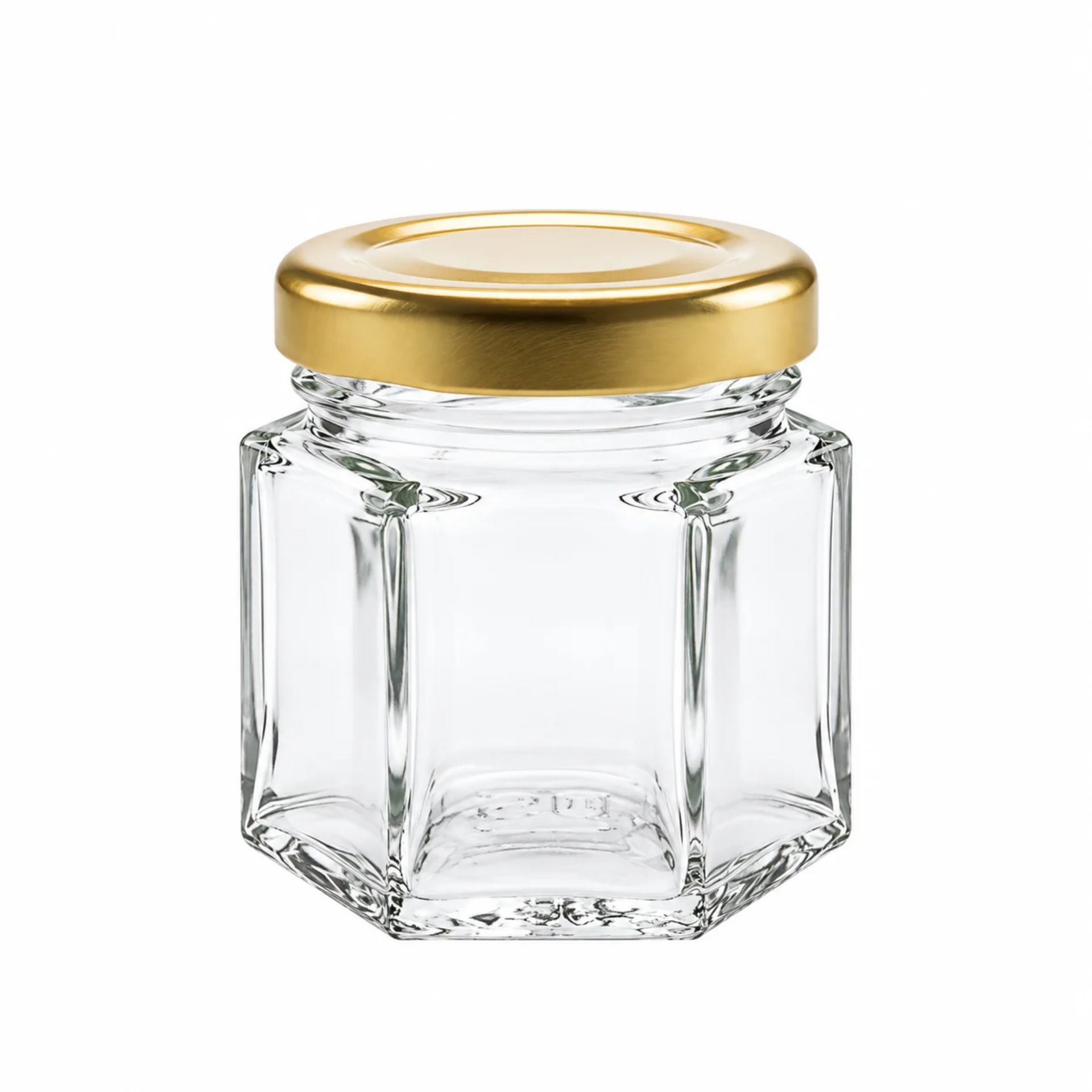 Einmachglas   47 ml Sechseckglas