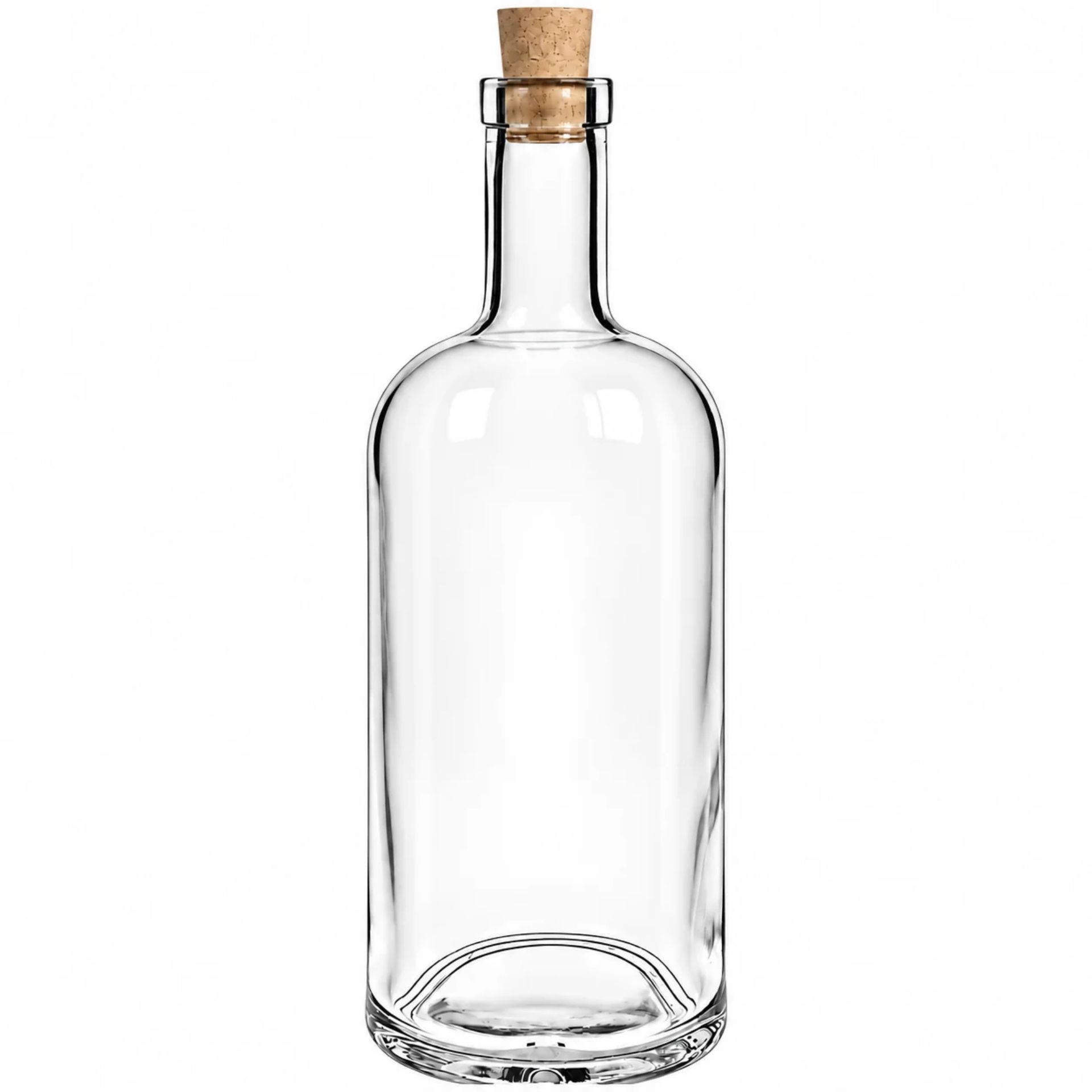 Glasflasche Weinflasche 1000 ml Saftflasche klassisch