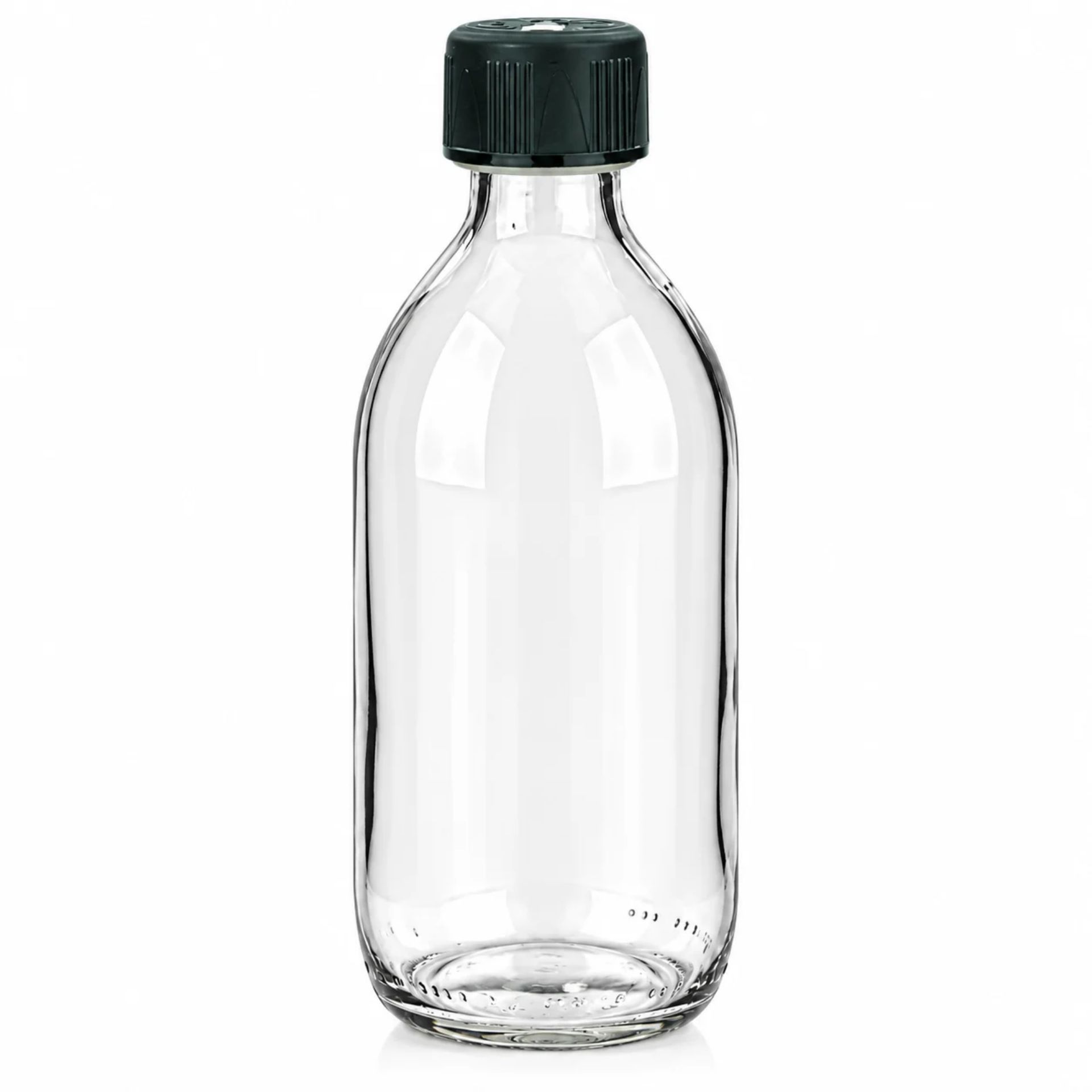 Sirupflasche 250 ml Glas Schraubdeckel (Kindersicherung)