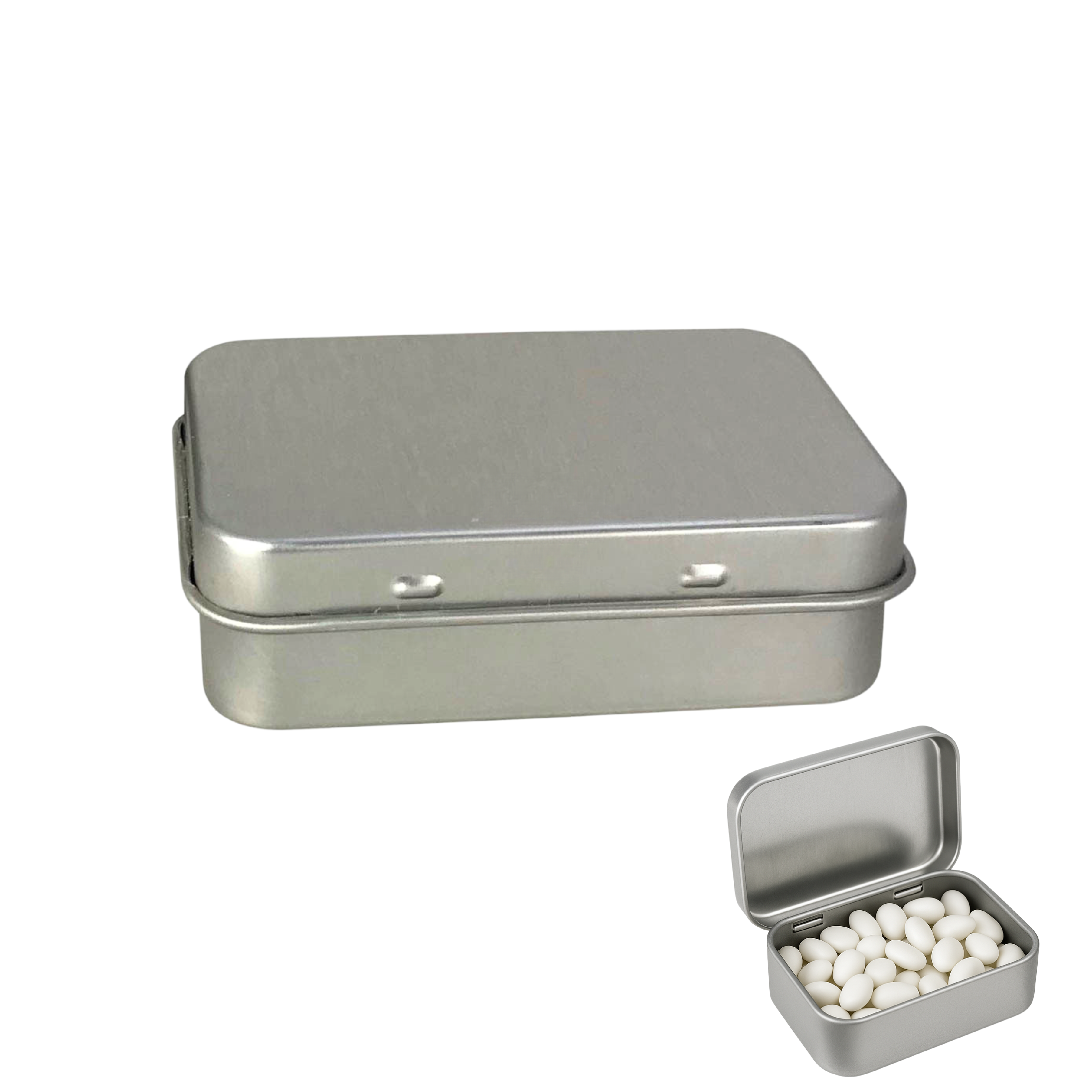 Metallbox 6 x 4 cm Metalldose