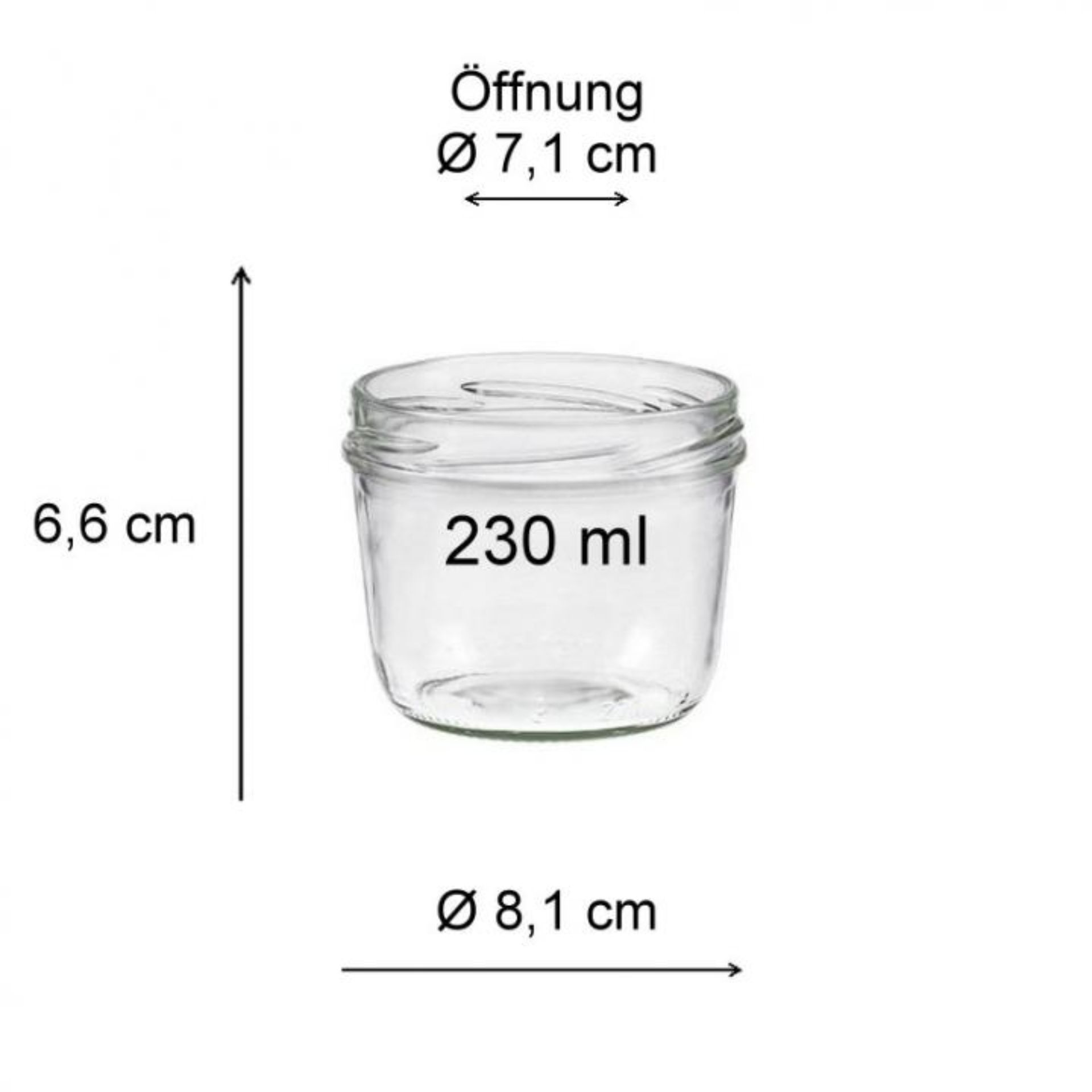 Einmachglas 230 ml Sturzglas mit Deckel in verschiedenen Farben – ideales Glas für Konfitüren, Marmeladen und Einkochprojekte, hochwertiges Design für beste Aufbewahrungsergebnisse.