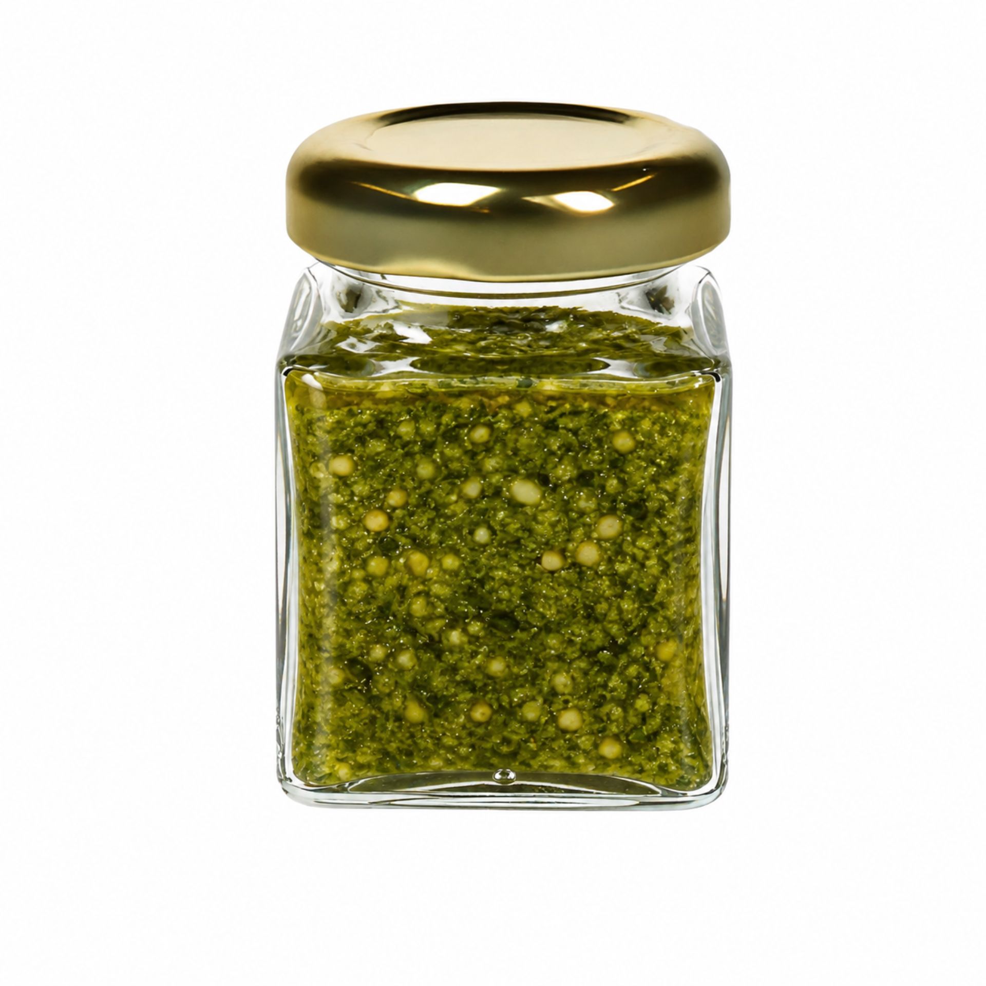 Glasflaschen Cubi 50ml: Set mit 8 wiederverwendbaren Glasfläschchen mit Schraubverschluss für Liköre, Öle oder Essenzen. Ideal für DIY-Geschenke, umweltfreundliche Aufbewahrungslösung. Produktfoto zeigt klare Glasflaschen mit goldfarbenem Deckel auf helle