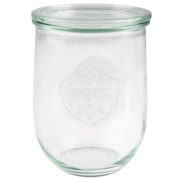 WECK Tulpenglas 1062 ml Rundrandglas mit Deckel